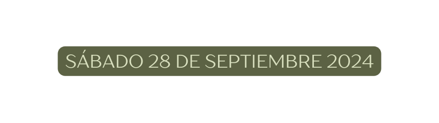 SÁBADO 28 DE SEPTIEMBRE 2024